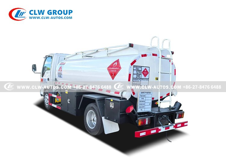 ISUZU RHD 5cbm fuel tanker truck
