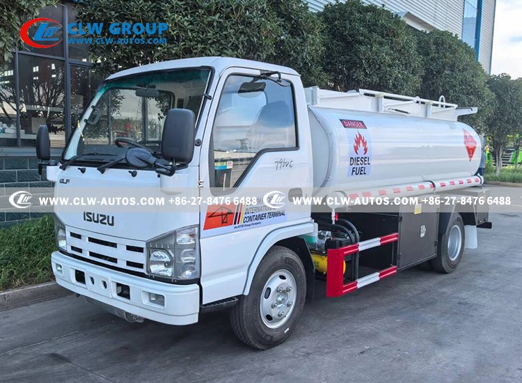 RHD 5cbm fuel tanker truck manufactuer