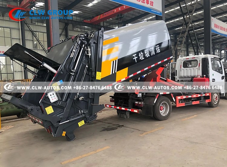 84x2 7m3 Hook Arm Garbage Truck