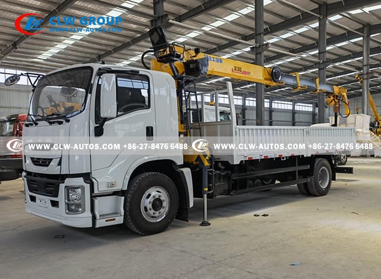 4ISUZU 4x2 crane truck
