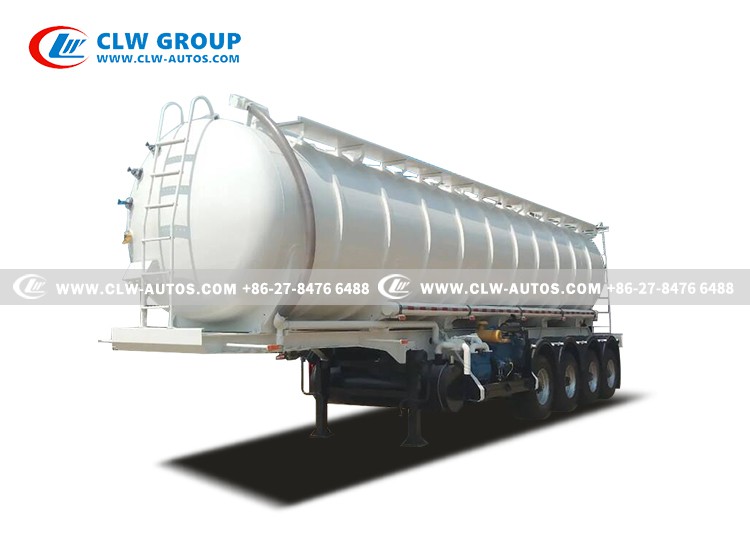 4 axles sewage vacuum semitrailer