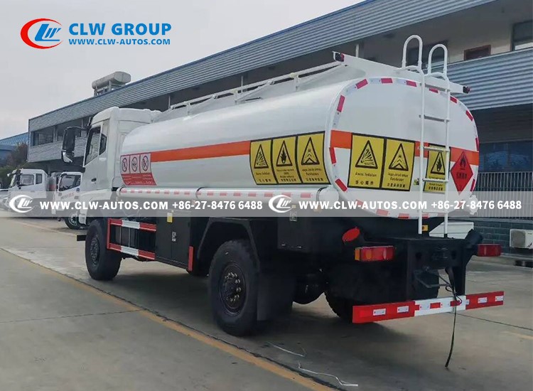 4X4 refilling tanker truck