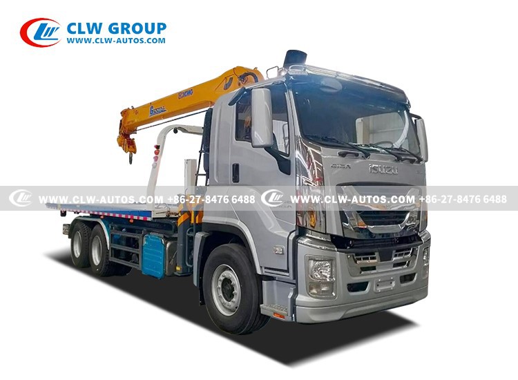 ISUZU Wrecker truck with 8-ton crane