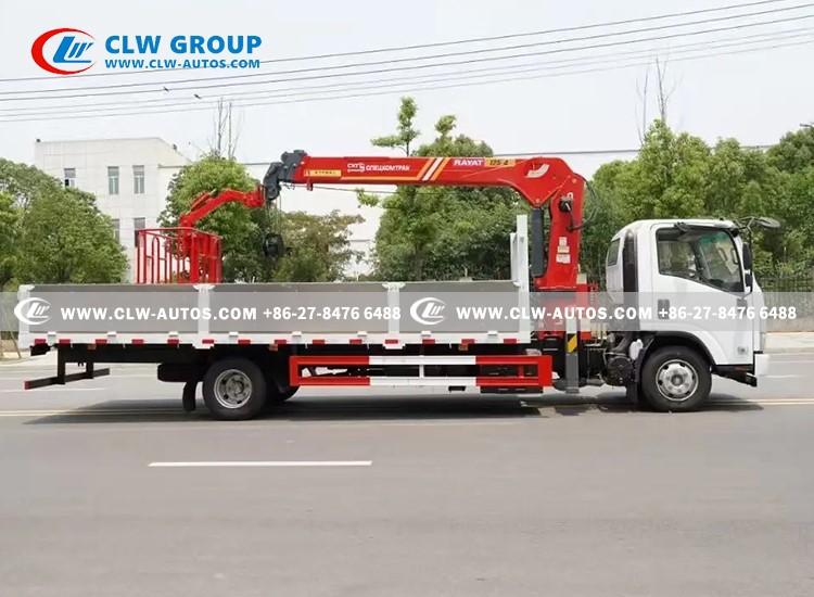 6ISUZU 700P 5Ton Telescope Crane Truck