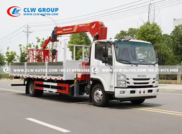 7ISUZU 4x2 700P 5Ton Crane Truck