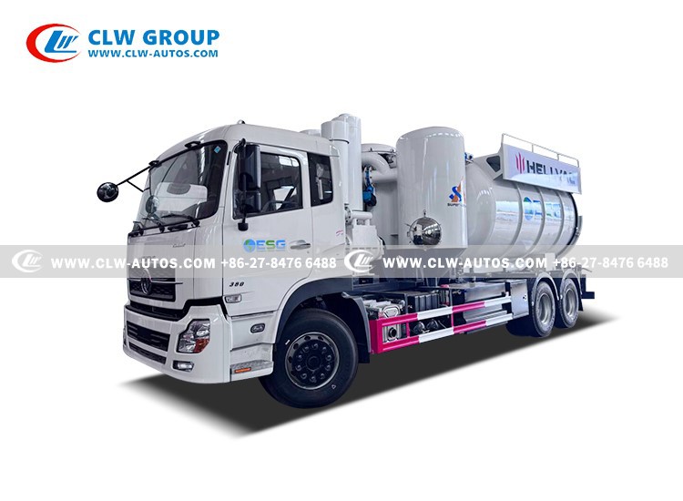 6X4 sewer vacuum truck
