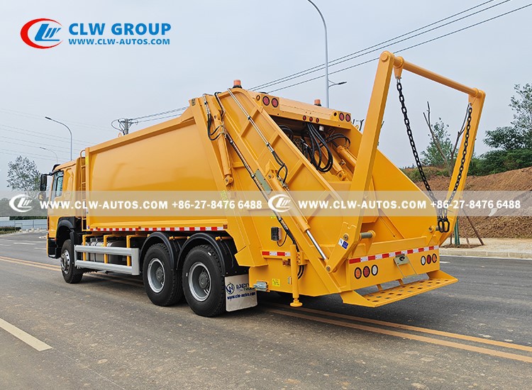 22cbm Garbage Compactor Truck with Swing Arm 10