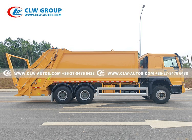 22cbm Garbage Compactor Truck with Swing Arm 12