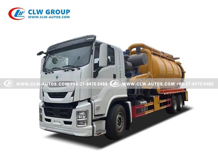 Isuzu 6x4 Sewer Cleaning and Vacuum Truck