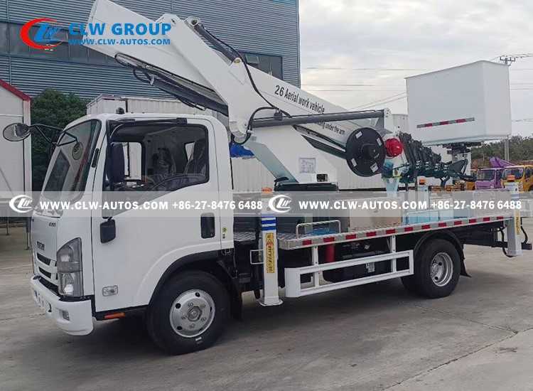 7ISUZU kv100 4x2 26m aerial work platfotm Truck