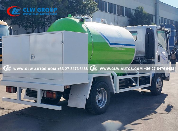 25mt 5cbm LPG Bobtail Truck with rear-mounted flowmeter