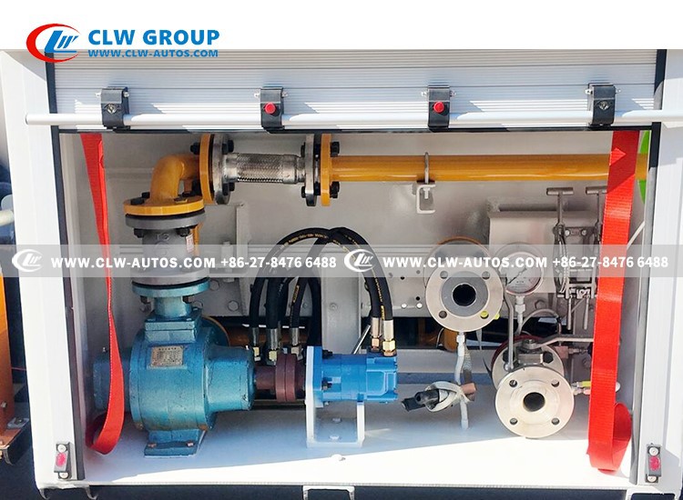 25mt 5cbm LPG Bobtail Truck pipeline