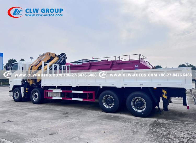 4ISUZU 8x4 28Ton Folding Boom Crane Truck 4ISUZU 8x4 28Ton Folding Boom Crane Truck
