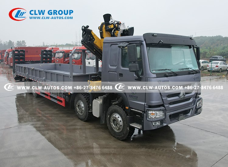 HOWO 8X4 Crane Truck 5