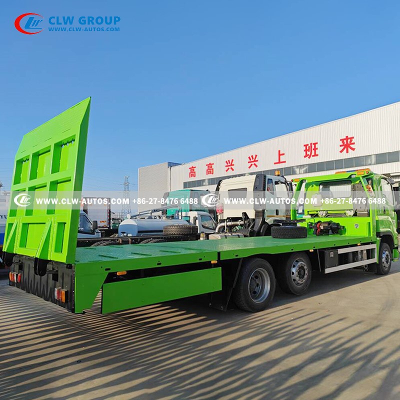 5isuzu fvr flatbed tow truck
