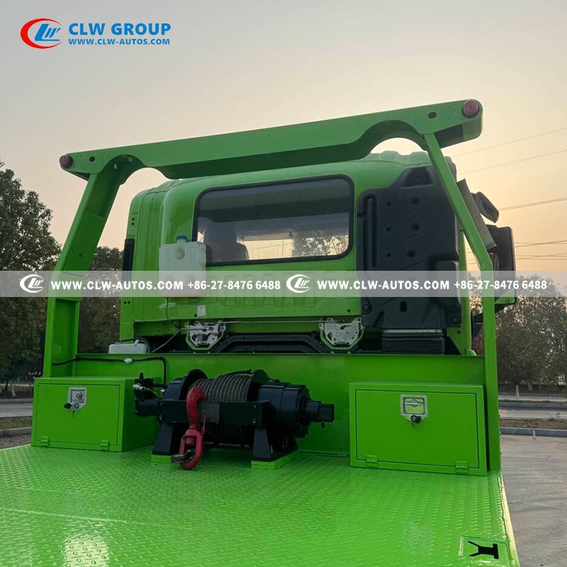 7isuzu 4x2 flatbed tow truck