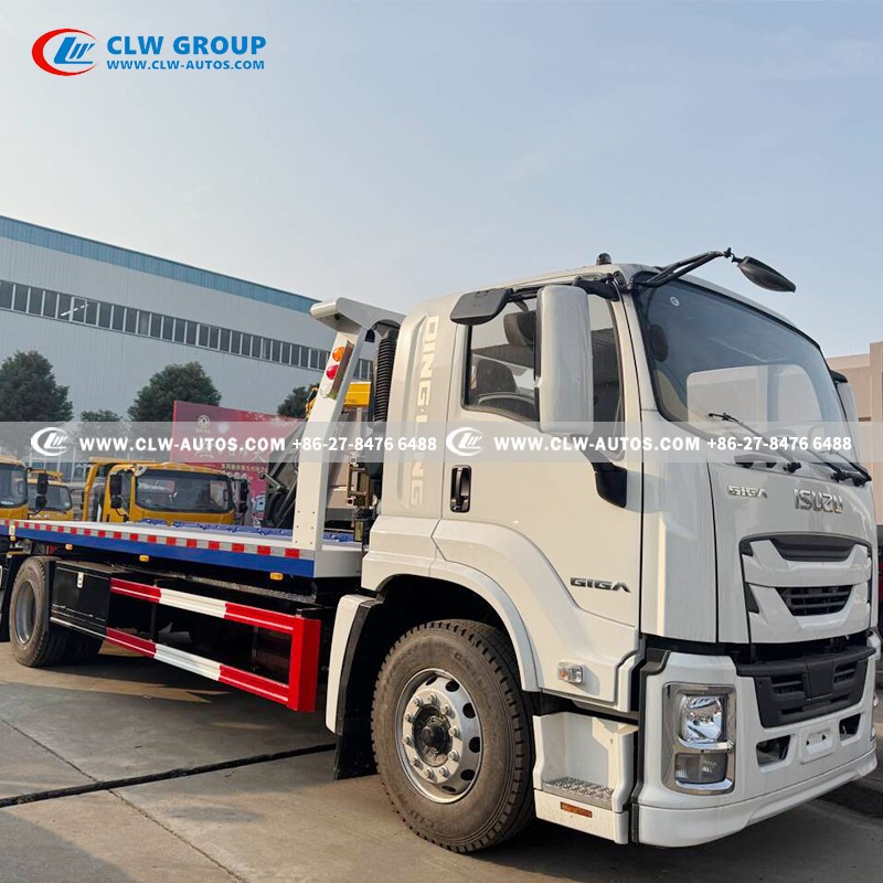 5Isuzu 10Ton Flatbed Tow Truck