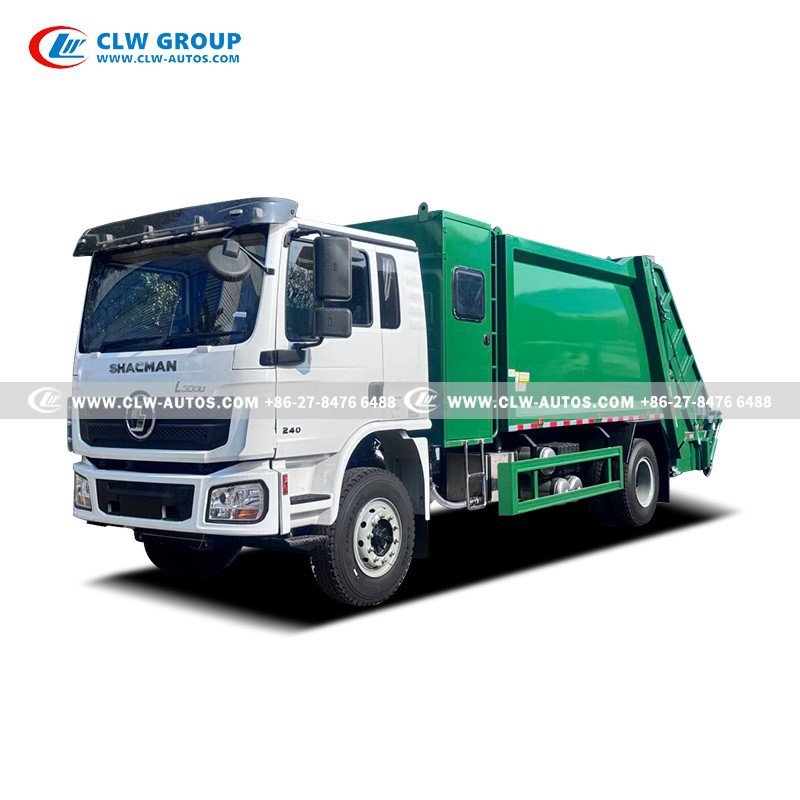 Compacted garbage truck