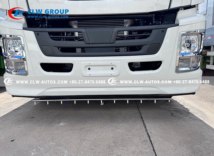 7isuzu road sweeper truck front flush 7isuzu road sweeper truck front flush