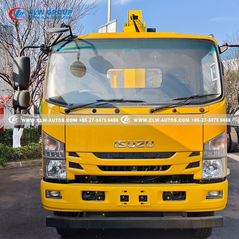 Straight boom truck crane