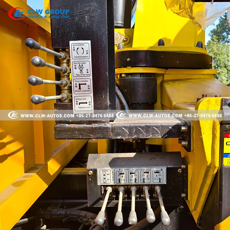Straight boom truck crane-2