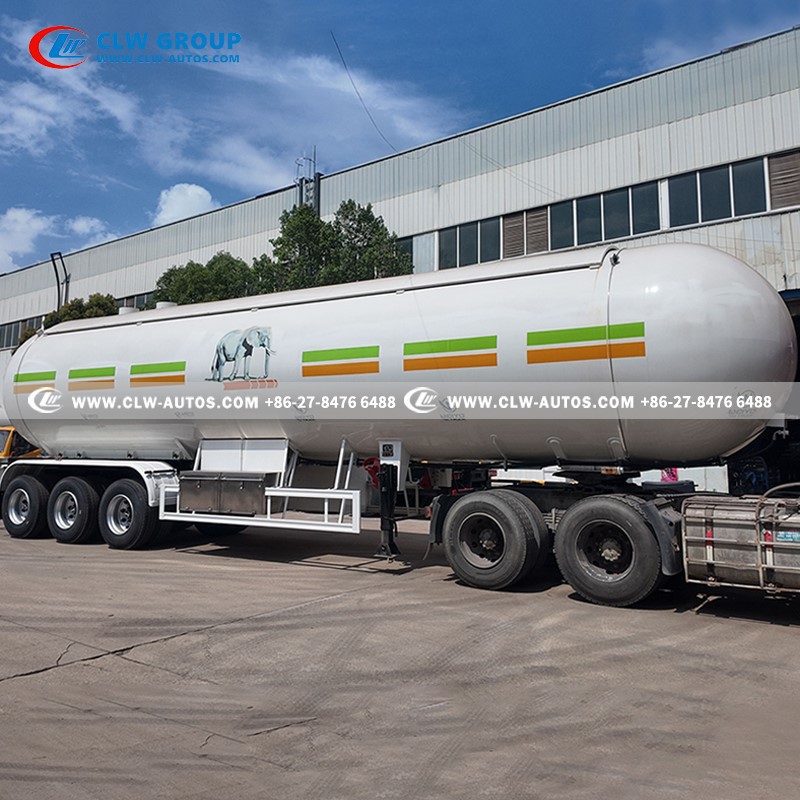 Tri-axle 60m3 LPG Tanker Trailer 9