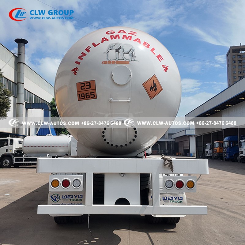 Tri-axle 60m3 LPG Tanker Trailer 5