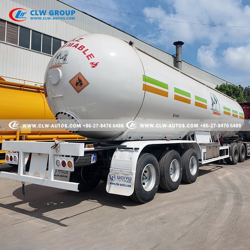 Tri-axle 60m3 LPG Tanker Trailer 6