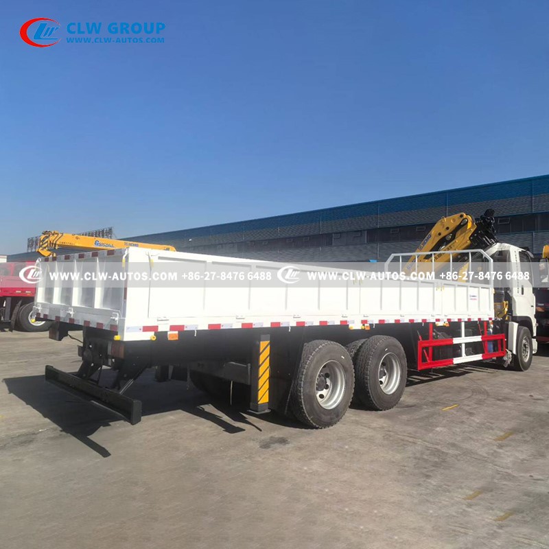 8ISUZU FVZ 6X4 Folding Boom Crane Truck
