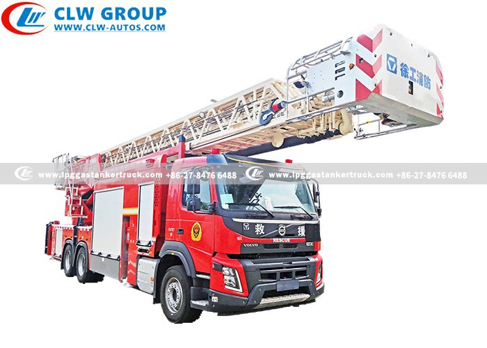 aerial ladder fire truck