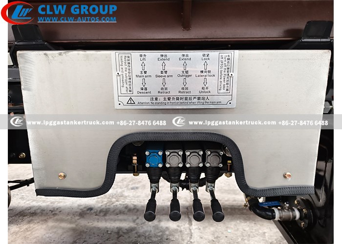 10 wheels hook garbage truck