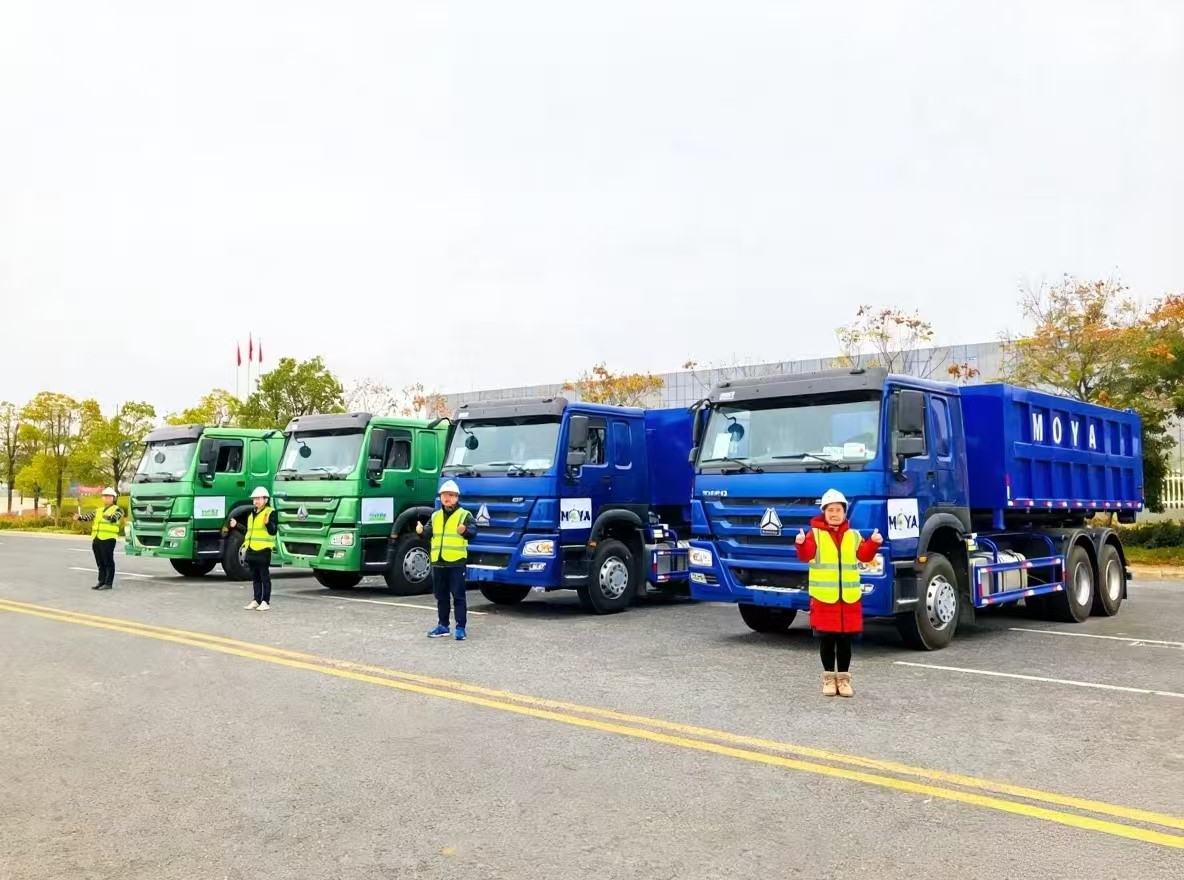 10 wheels roll on roll off truck