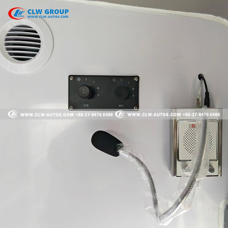 walkie-talkie system between cabin and medical cab