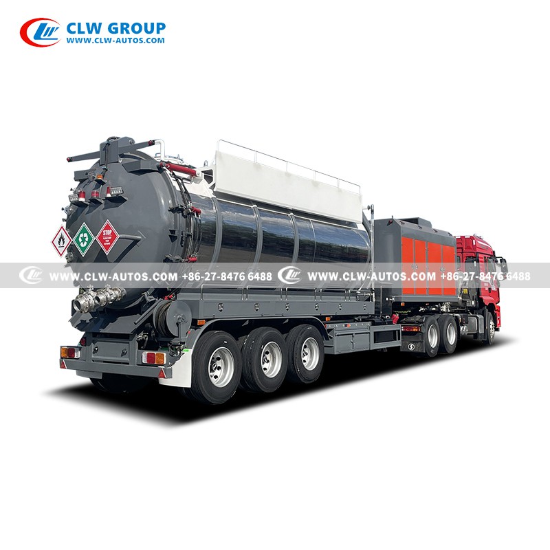 316 Stailess steel vacuumm semi-trailer