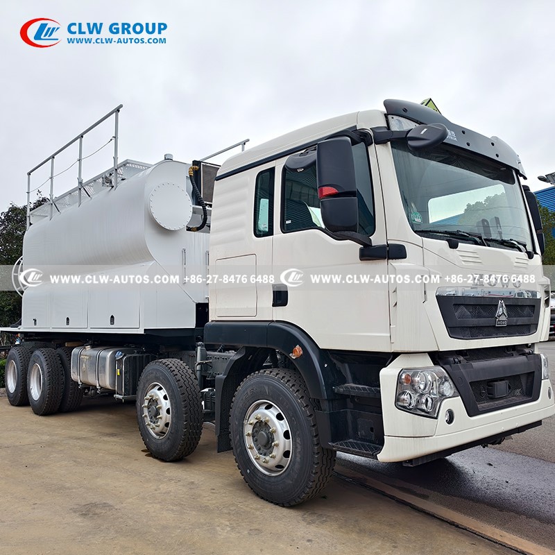 Site Mixed and Charging Emulsion Explosive Truck