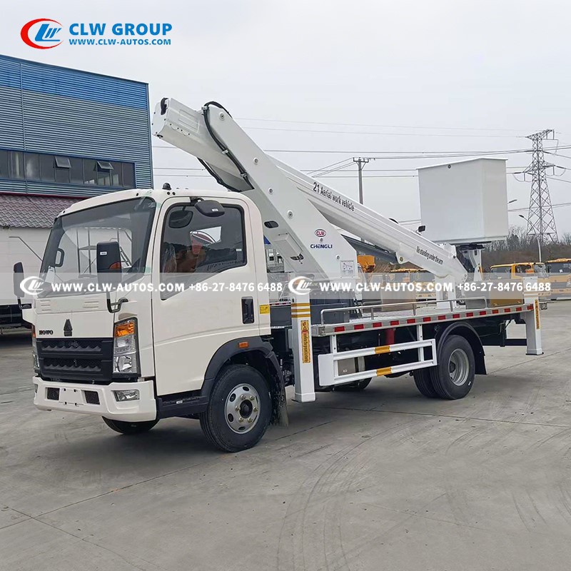 5Sinotruk 21m Bucket Truck