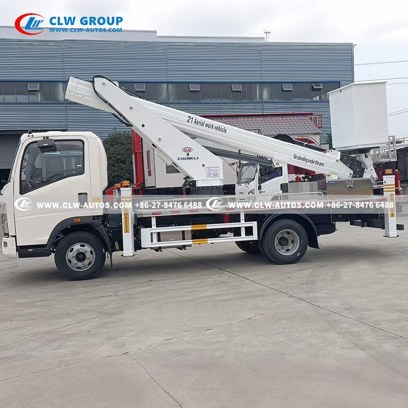 8Sinotruk 4X2 21m Bucket Truck