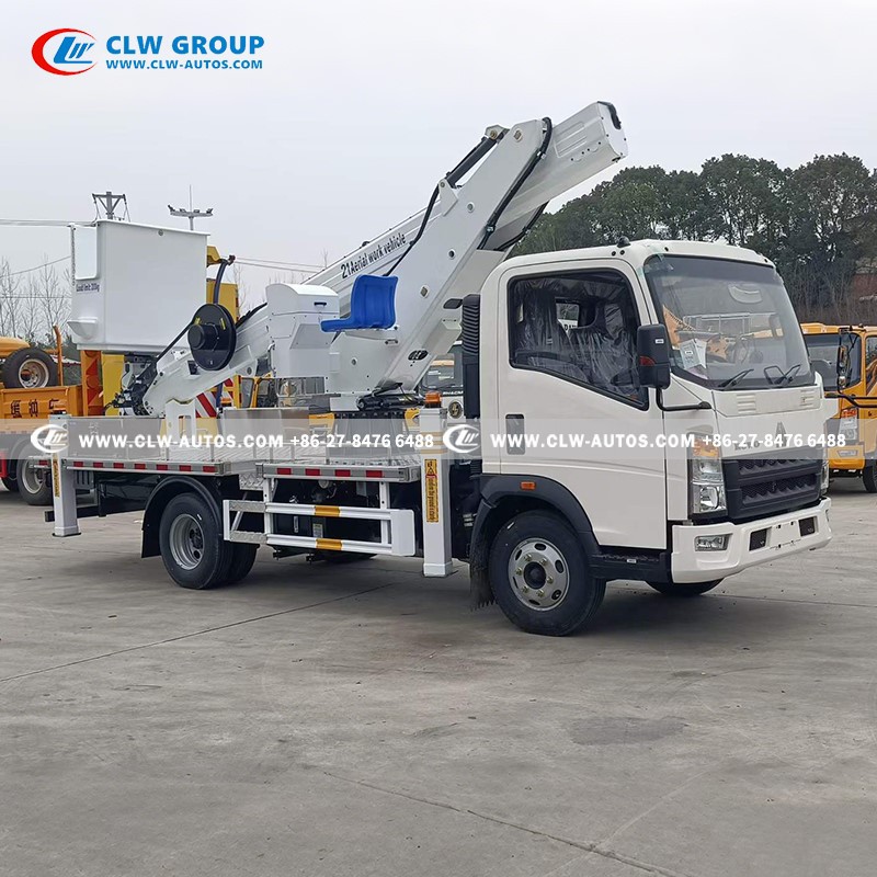 6Sinotruk HOWO 21m Bucket Truck