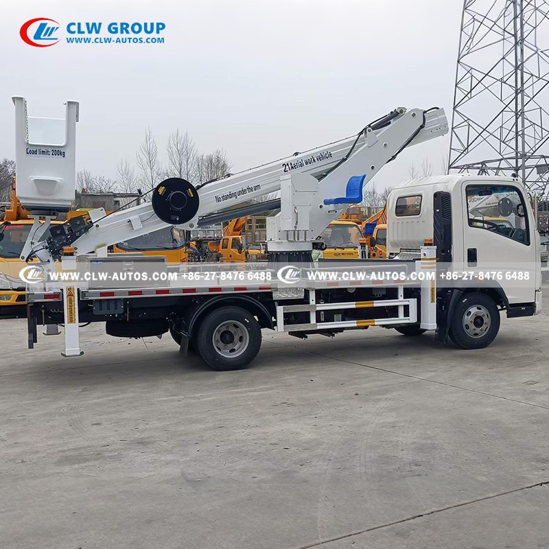 10Sinotruk 4x2 hw 21m Bucket Truck