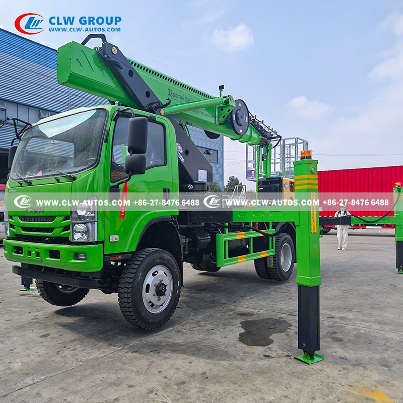 ISUZU 4x4 33m Bucket Truck for Power Line Maintenance ISUZU 4x4 33m Bucket Truck for Power Line Maintenance
