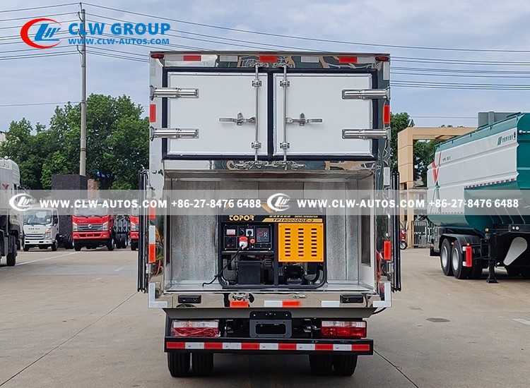 Deep freezer truck