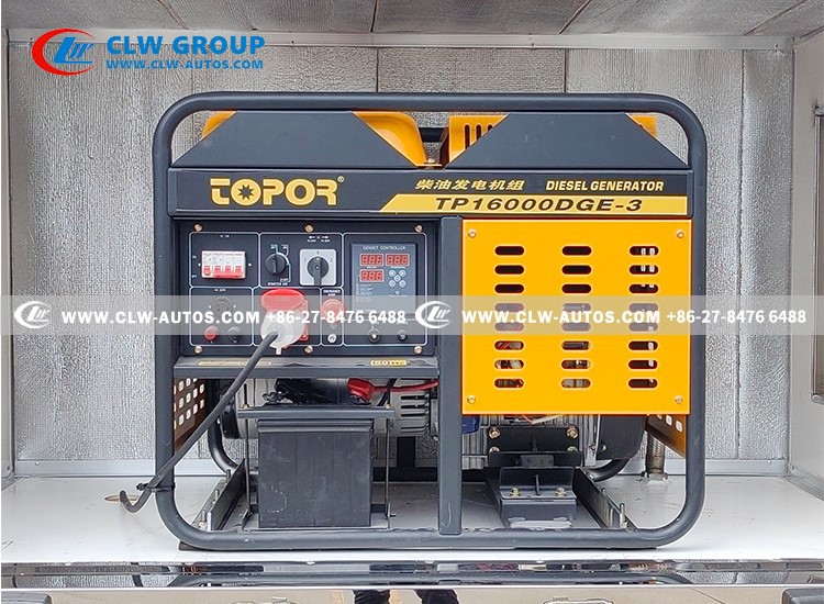 Refrigerated truck for frozen food