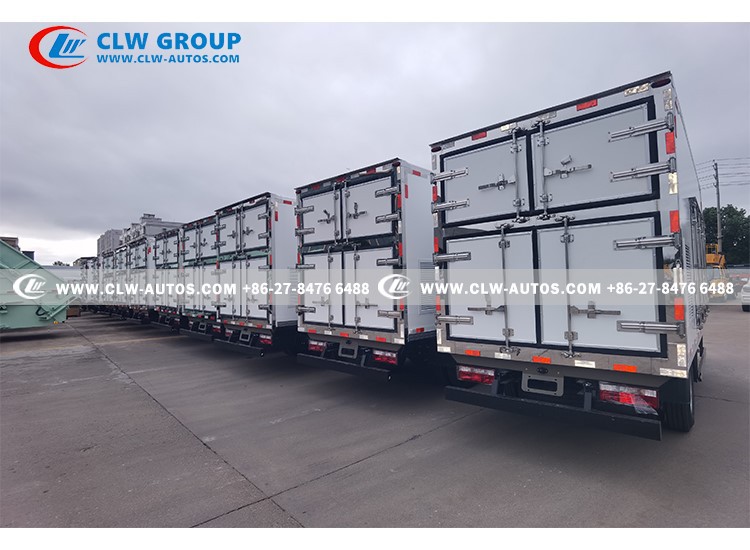 Ice cream transportation refrigerated truck