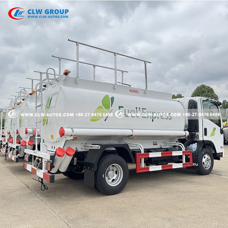 6ISUZU KV100 6CBM Fuel Truck