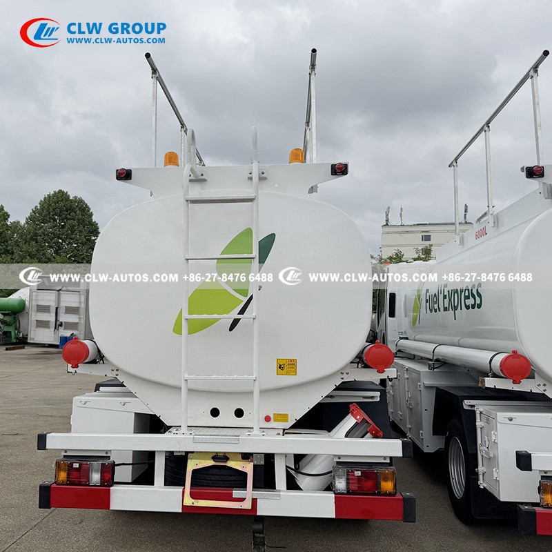 7ISUZU 4x2 KV100 6CBM Fuel Truck