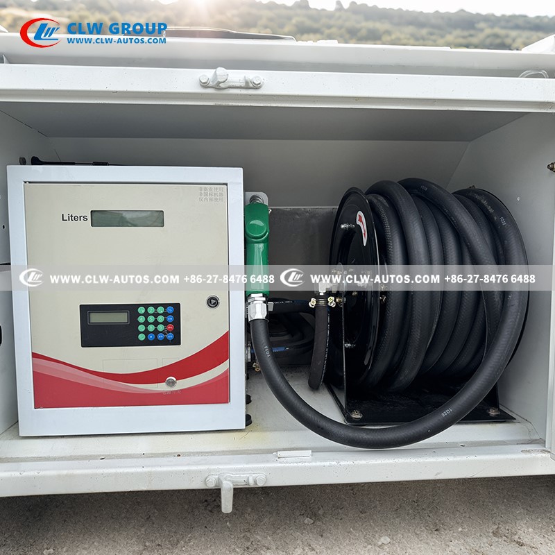 12ISUZU KV100 6CBM Fuel Truck-reel hose