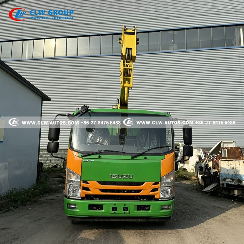 6ISUZU elf Dump Truck With 32Ton Crane