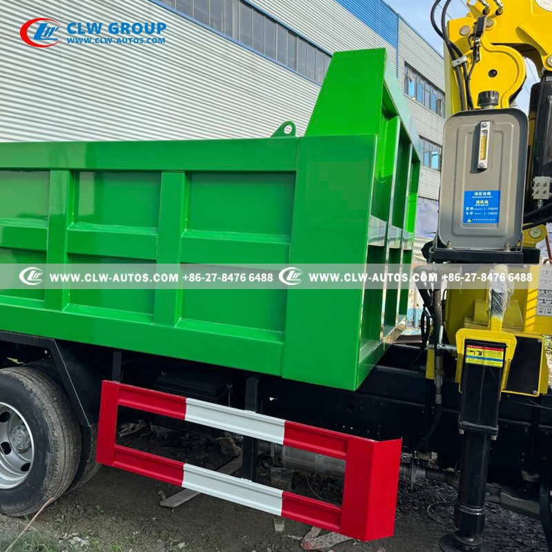 10ISUZU kv600 4x2 Dump Truck With 32Ton Crane