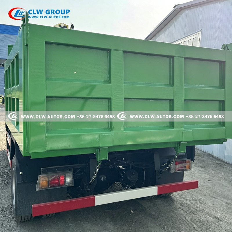 7ISUZU kv600 ELF Dump Truck With 32Ton Crane