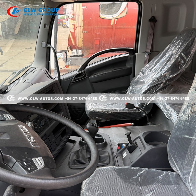 Interior of ISUZU cabin